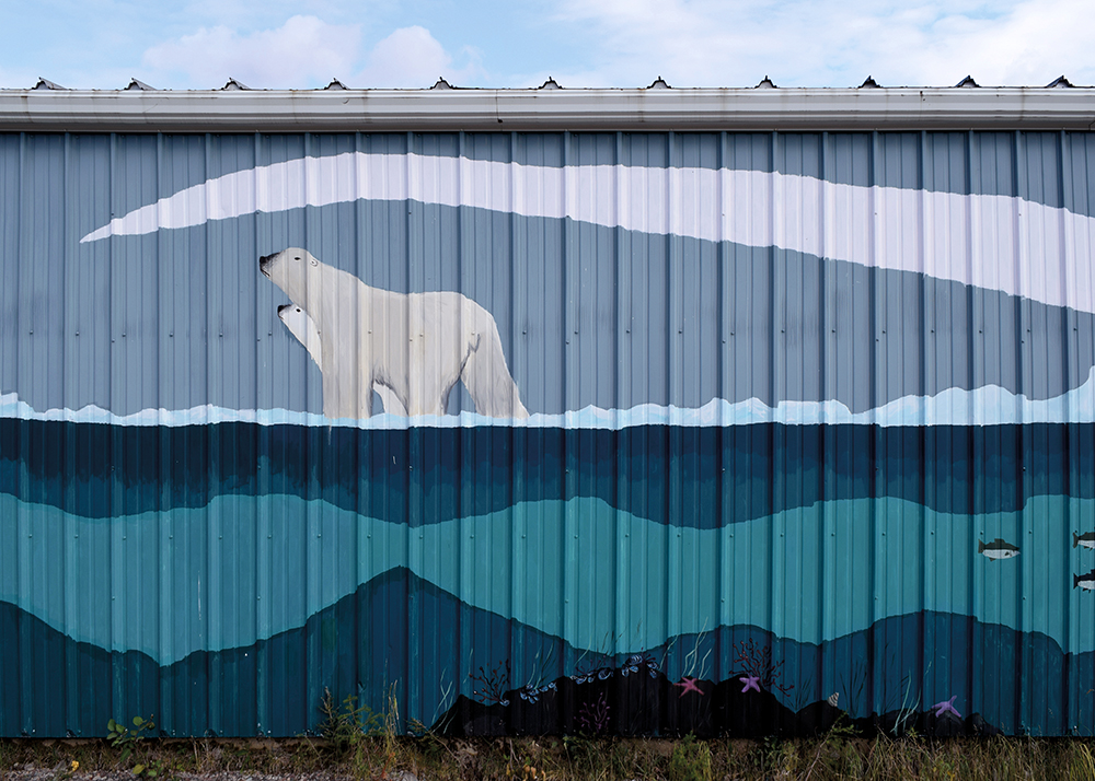 Renowned Mural Artist Archer Paints the First Large-Scale Mural