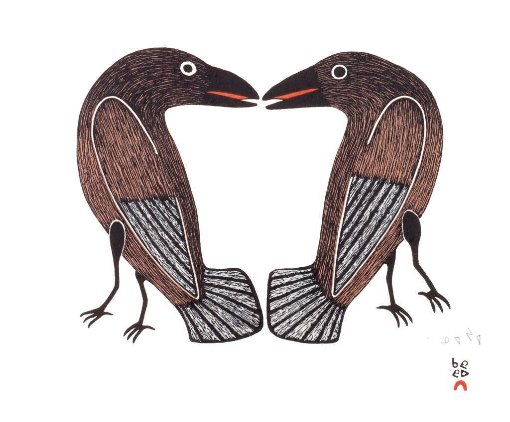 Kenojuak Ashevak - Love Birds